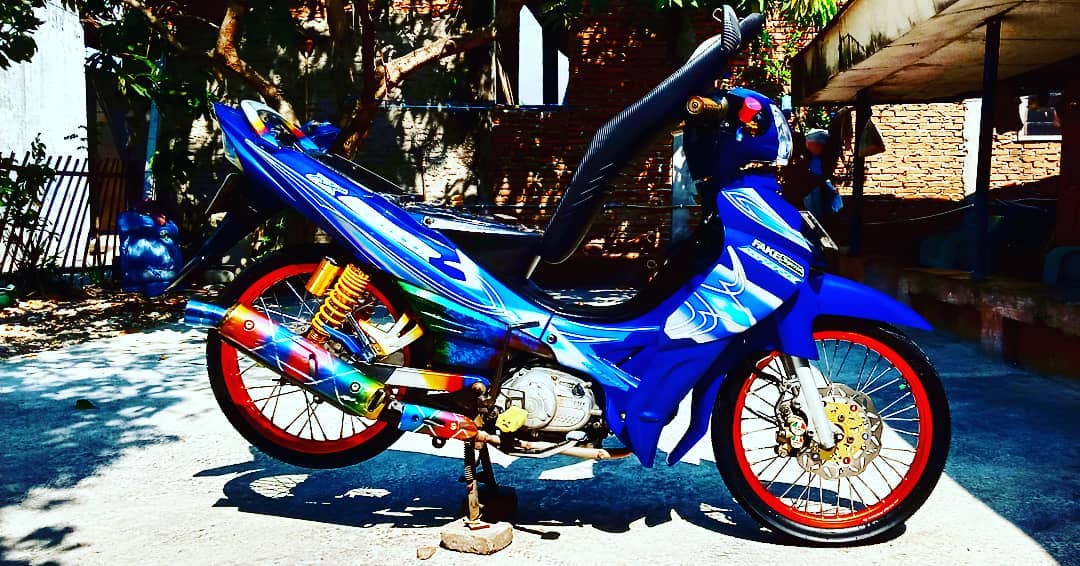 Modifikasi Jupiter Z Warna Biru Polos, Metalik, Tosca