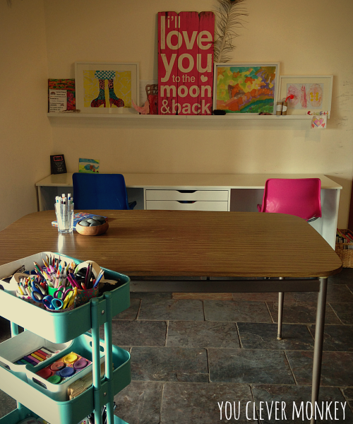 Use 'The New Playroom' to help inspire, design, plan and make your own inviting art space at home for your children! Get your copy now! Visit www.youclevermonkey.com