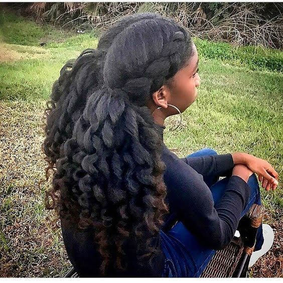 30 Easy Cute Hairstyles for School for Black Girls