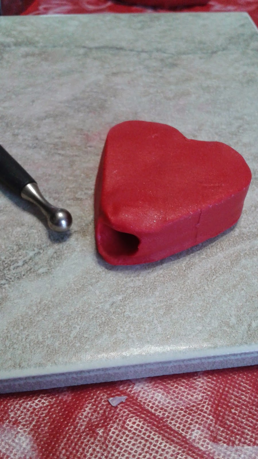 Honey D's Creations Polymer Clay Valentine Pencil Toppers