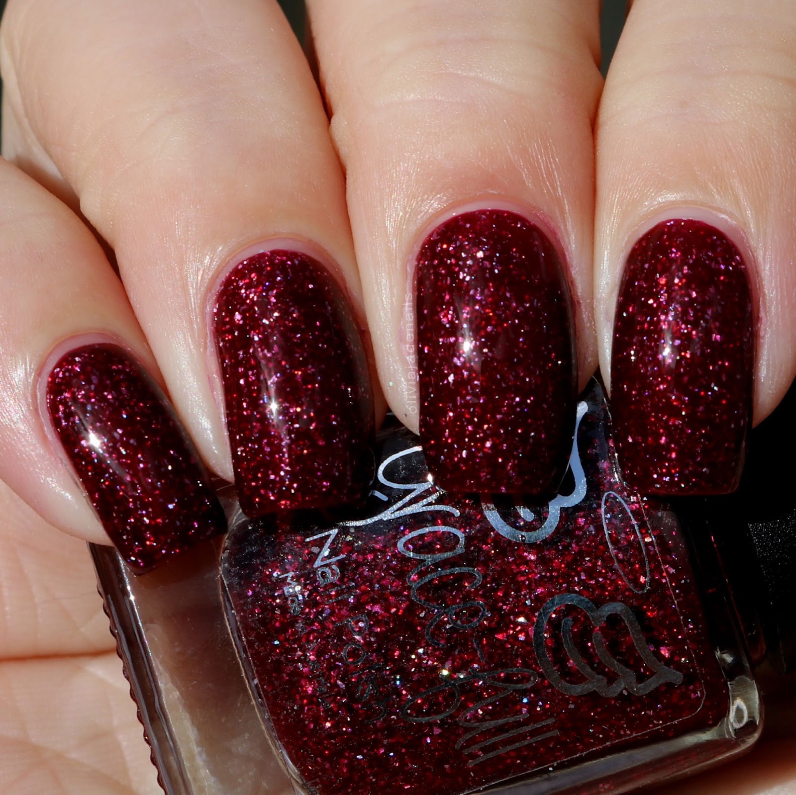 Grace-full Nail Polish Vampire Soup swatched by Olivia Jade Nails