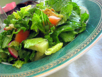 Fatuch Salad at Olive Branch Restaurant in Bethlehem, PA - Photo by Taste As You Go