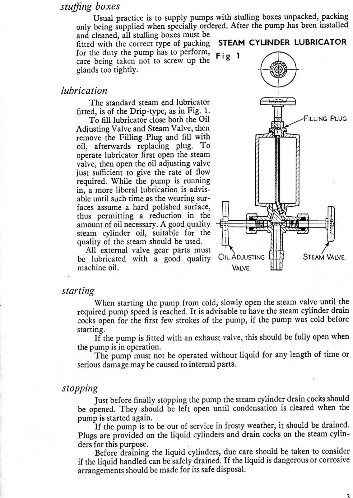 Sentinel Steam Loco 7109 WorthingtonSimpson Boiler Feed Pump User Manual