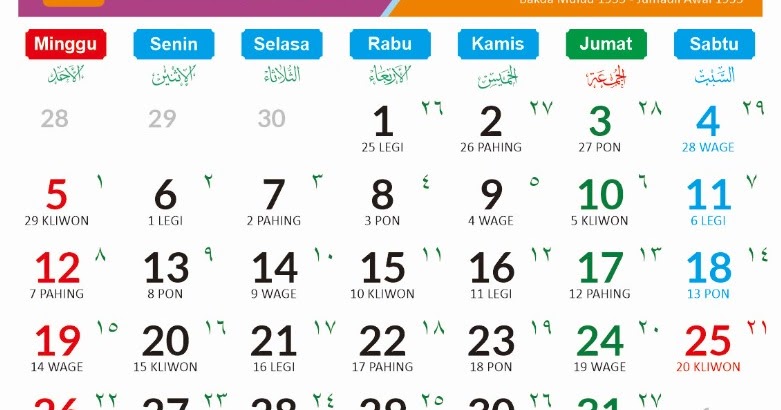 Kalender Januari 2021 Lengkap / Kalender nasional tahun ...