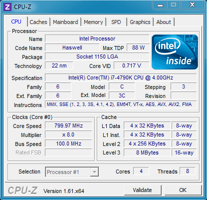 Get onto PC 2020: CPU-Z