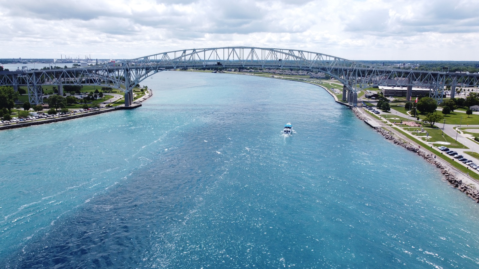 Michigan Exposures The Blue Water Bridge