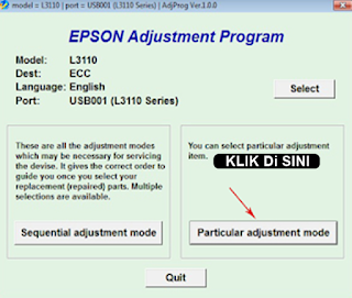 Cara Reset Printer Epson