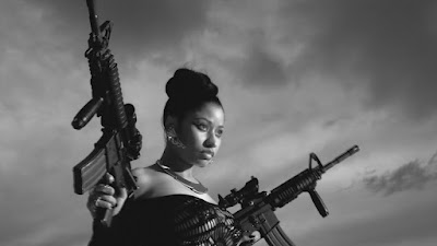 Nicki Minaj with guns