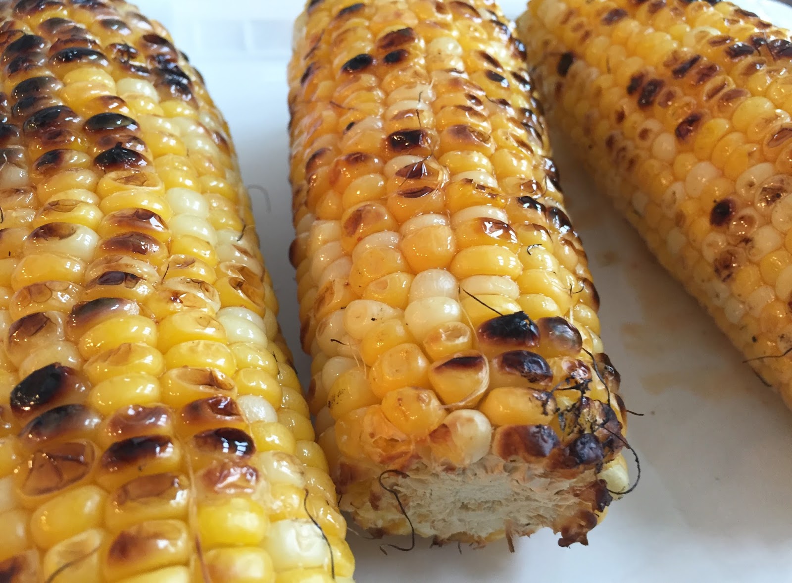 SrirachaHoney Buttered Corn on the Cob