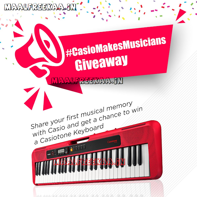 Giveaway Alert Win Free Casio Keyboard