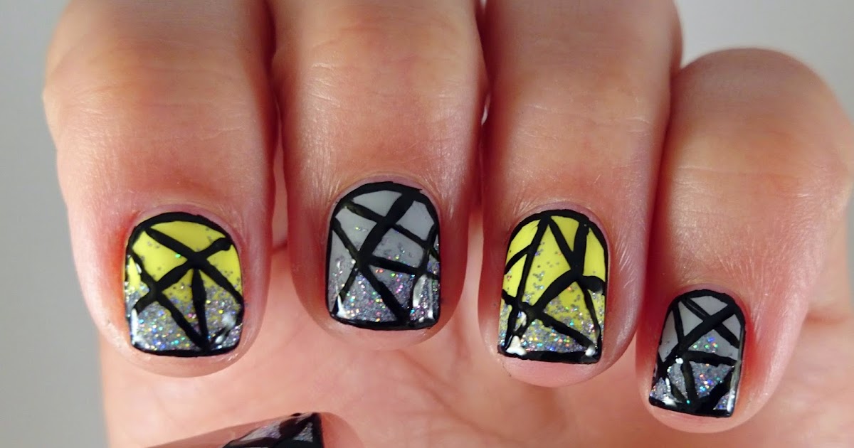Dahlia Nails: Neon, Geometric and Glitter with Models Own