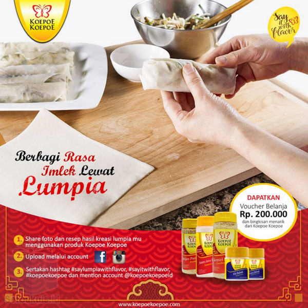 Kontes Berbagi Rasa Imlek Lewat Lumpia Berhadiah Voucher 2 Juta Kontes Berbagi Rasa Imlek Lewat Lumpia Berhadiah Voucher 2 Juta