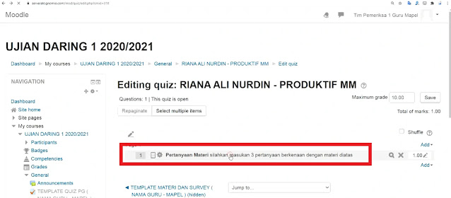 Tutorial Moodle Untuk Guru _ Cara Sederhana Menggunakan Moodle Tutorial Moodle Untuk Guru _ Cara Sederhana Menggunakan Moodle