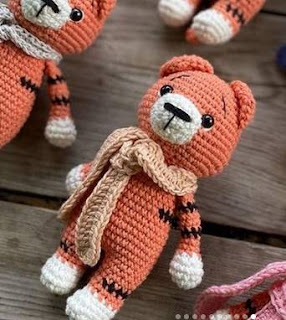 PATRON GRATIS TIGRE AMIGURUMI 47115 🐅