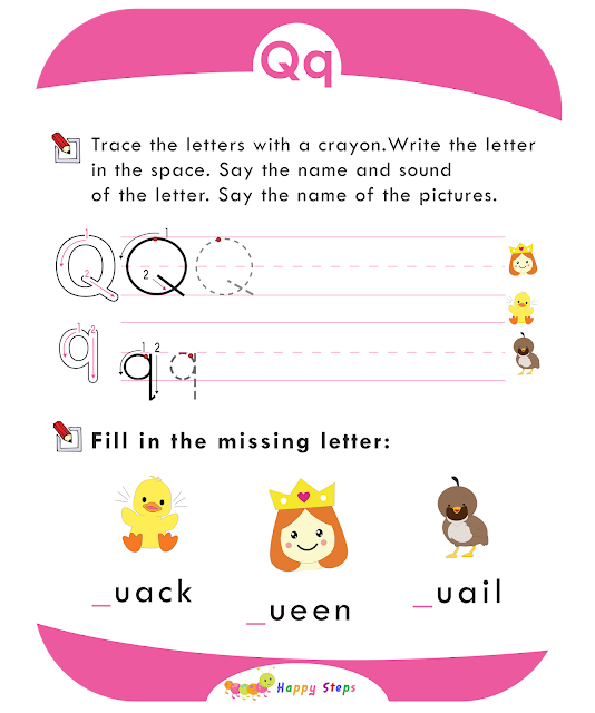 Activity Worksheet 2 Letter Q