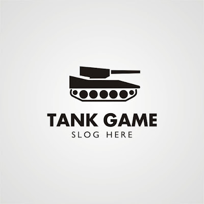Tank Game Logo Design Editable Logo Template File Free Download