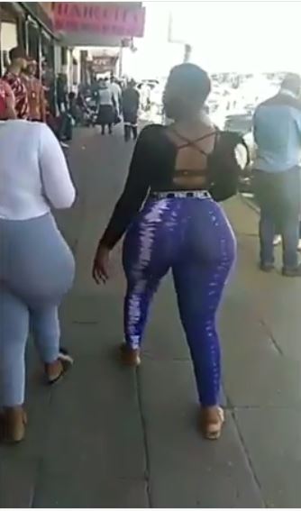 Two Ladies with heavy tundra causes confusion as they storm the market to do some shopping (video)