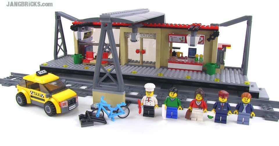 JANGBRiCKS LEGO MOCs: LEGO City 60050 Train Station set review!