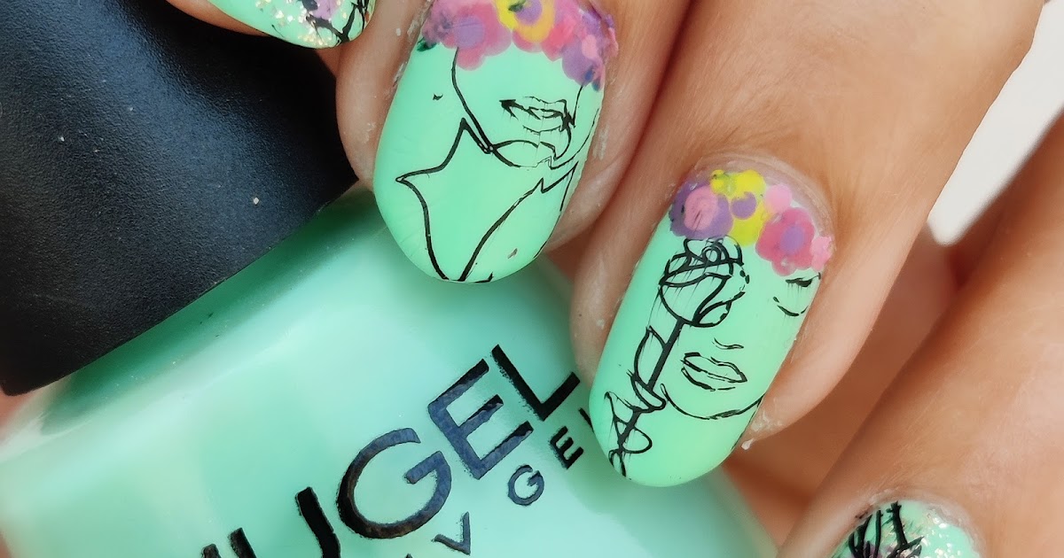 10. 15 Celebrity-Inspired Smile Line Nail Art Looks - wide 7
