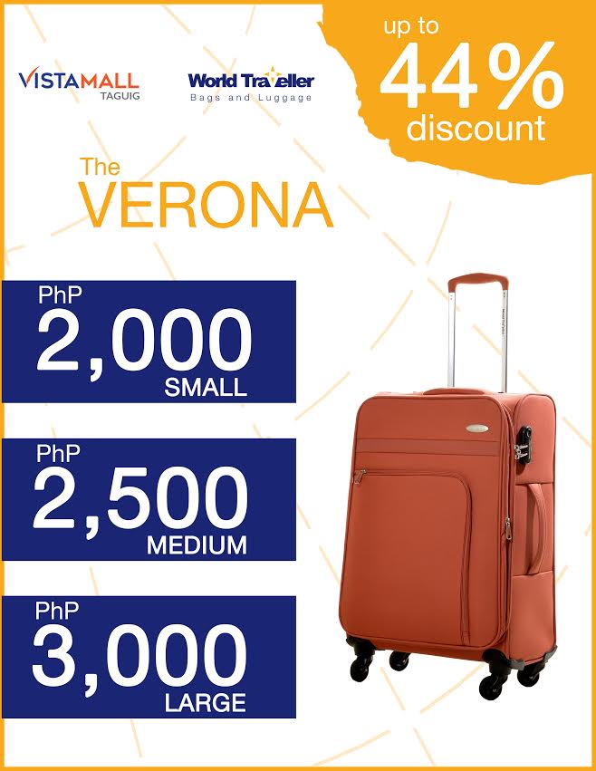 Manila Shopper World Traveller Luggage SALE November 2016
