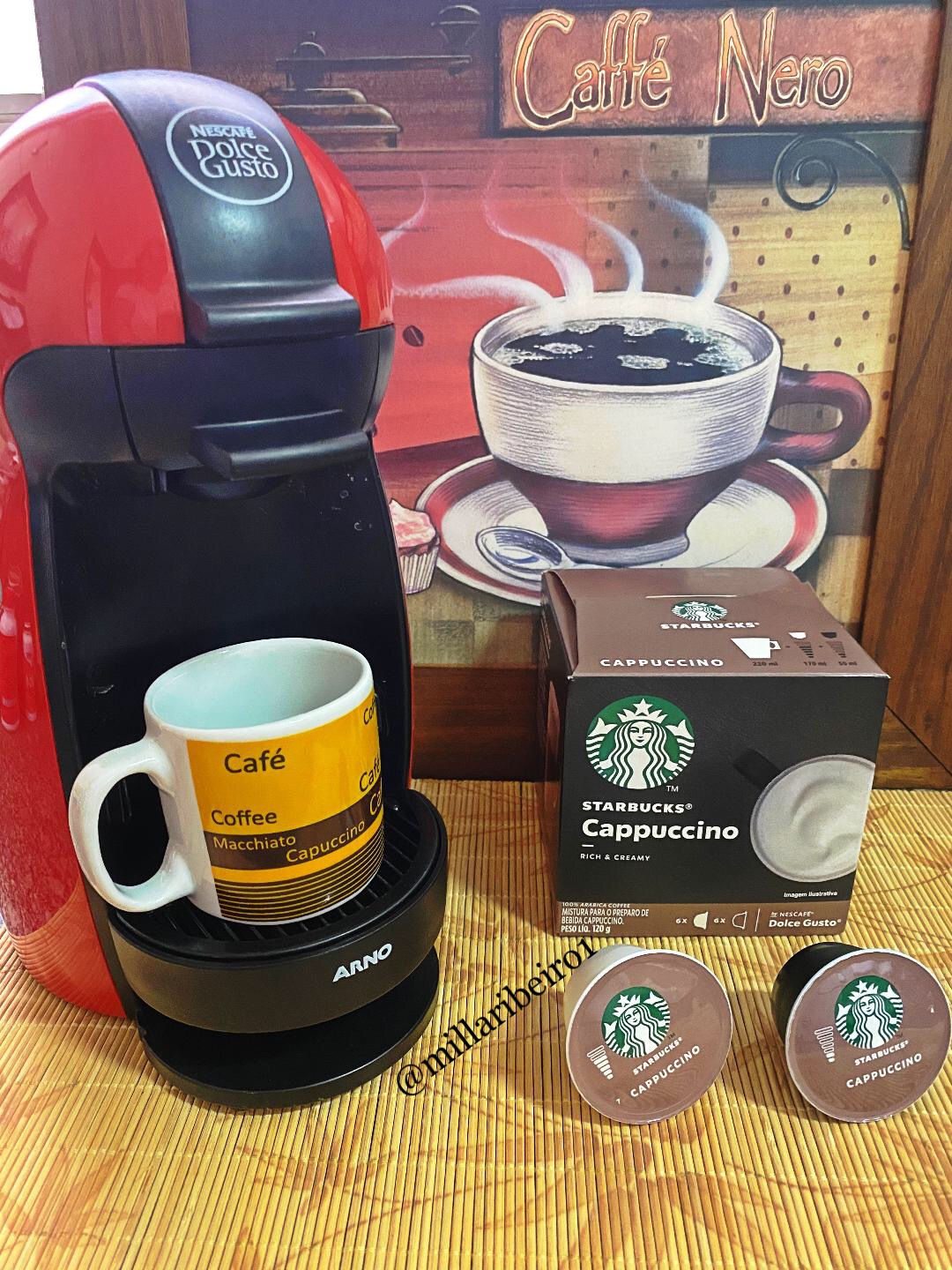 Café em Cápsulas Cappuccino Starbucks Dolce Gusto