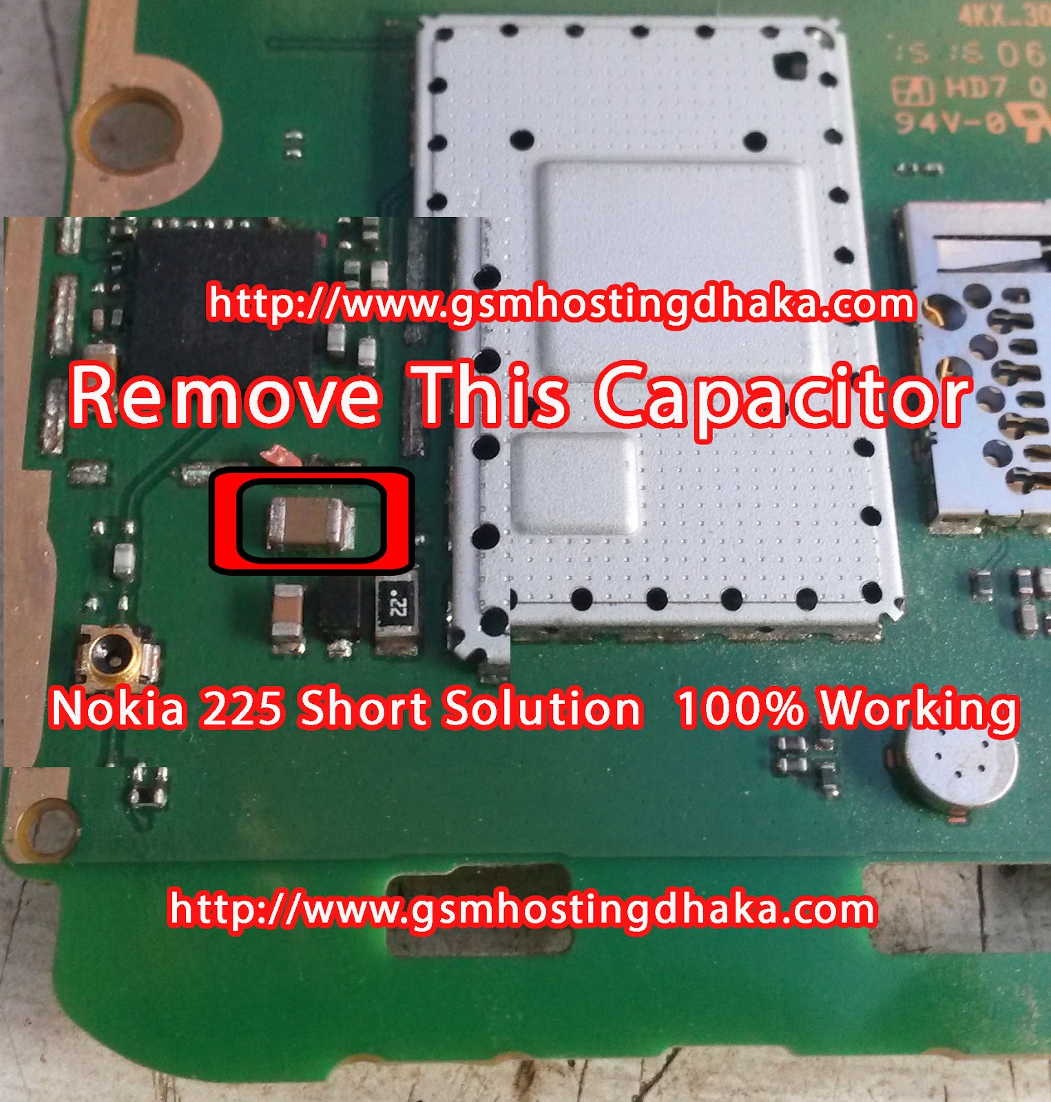 nokia 225 short solution 100 working frimwer