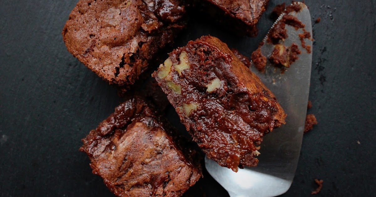 Cherry & Star Anise Dark Chocolate Brownies | Celia's Saucer | The Cafe Cat