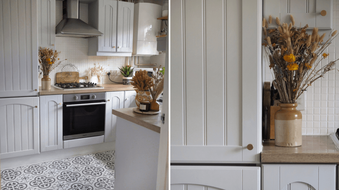 KITCHEN MAKEOVER, HOW TO WRAP KITCHEN CABINETS