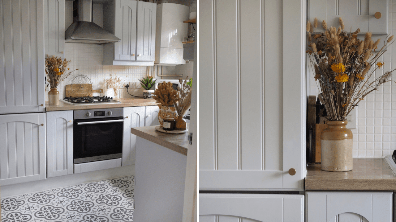 How I painted my kitchen cupboards on a budget