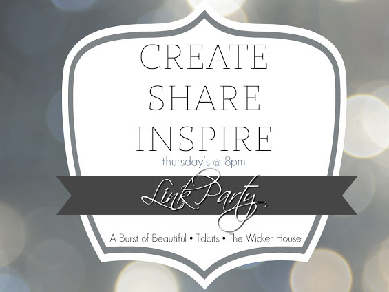 Create - Share - Inspire { Link Party #18 }