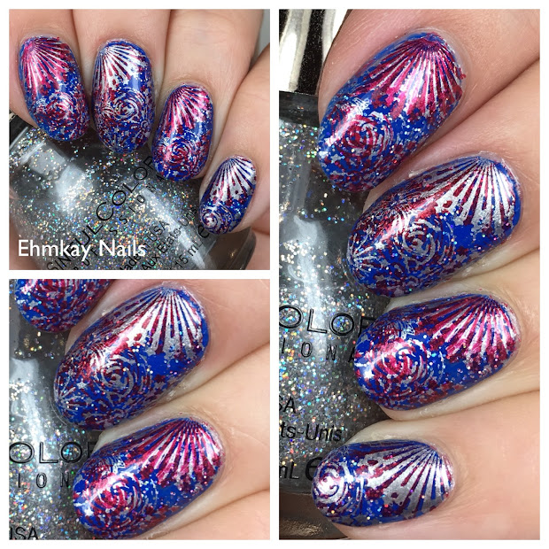 ehmkay nails fourth of july fireworks