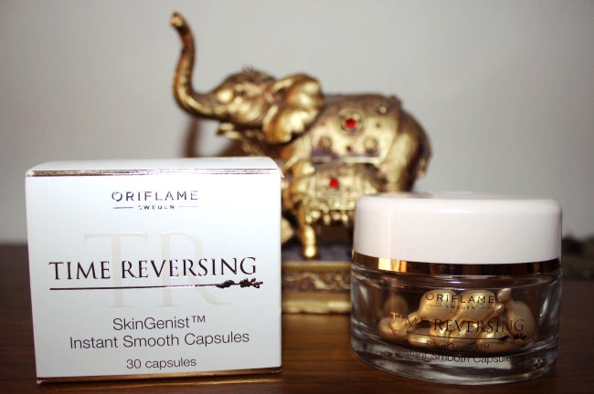 Oriflame Time Reversing SkinGenist Instant Smooth Capsules with soy