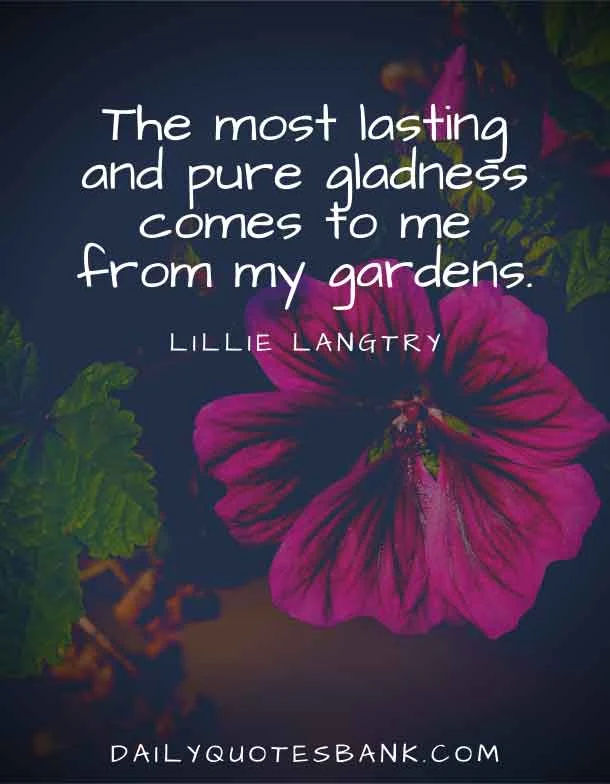 Inspirational Quotes About Gardens and Life Lessons