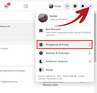 Cara Mengubah Bahasa di Facebook Lewat Browser HP  | PC
