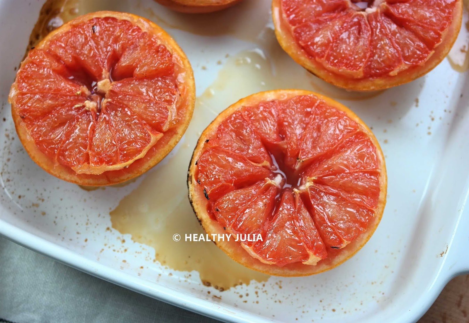 COOKING JULIA POMÉLOS RÔTIS À LA VANILLE