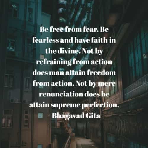 65 Famous quotes and sayings by Bhagavad Gita