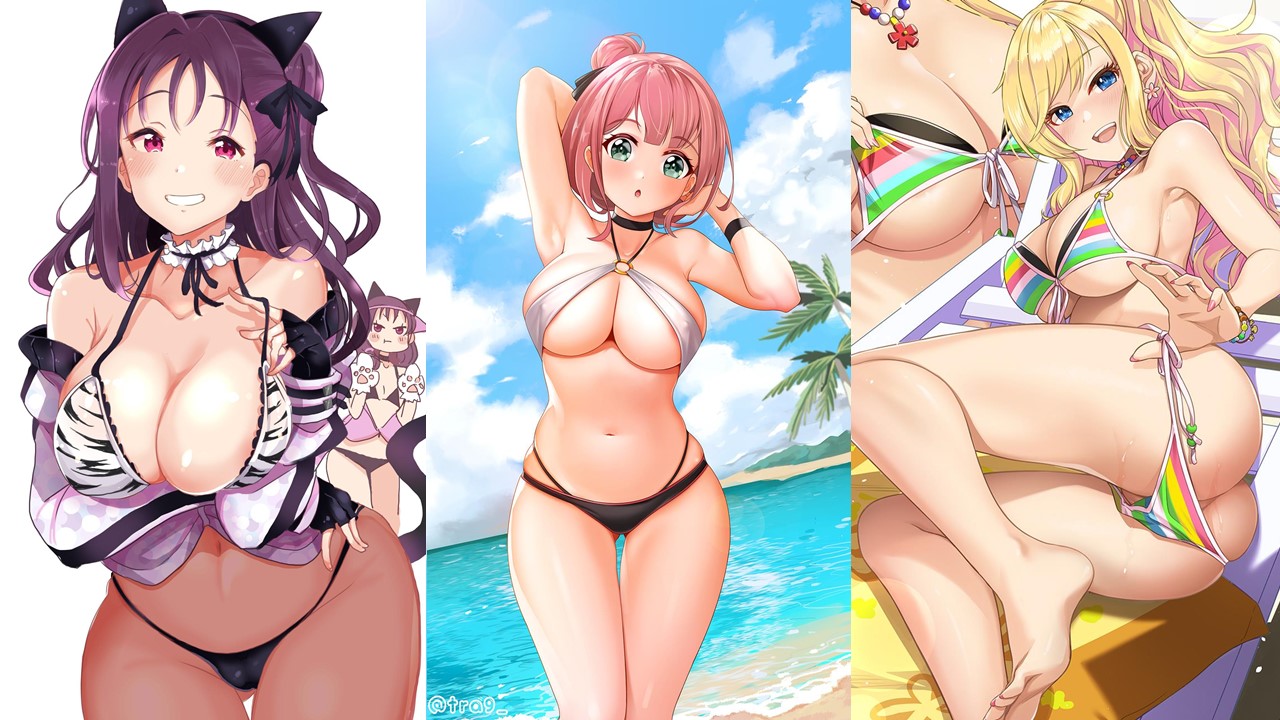 Bikini hentai manga - 🧡 Two-dimensional bikini image assortment that heavy...