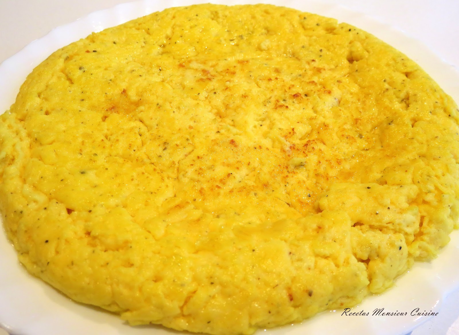 Recetas Monsieur Cuisine Tortilla de Quesos