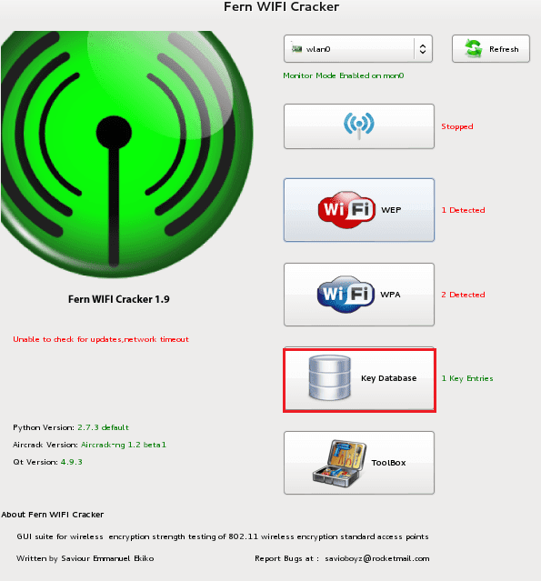 Fern Wifi Cracker No Mac Address Fern Wifi Cracker No Mac Address