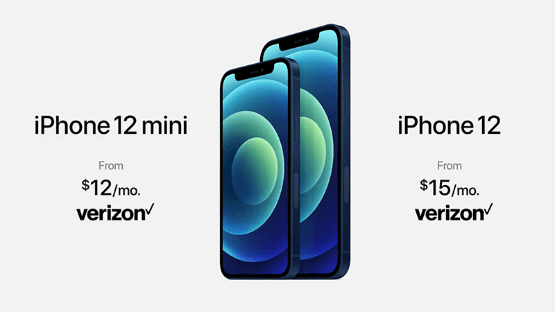 iPhone 12 mini and iPhone 12 price iPhone 12 mini and iPhone 12 price