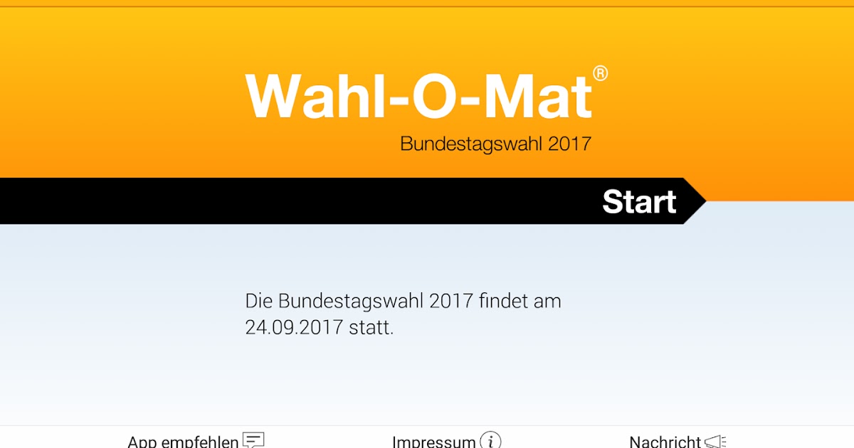 Wahl-O-Mat zur Bundestagswahl 2017 | Wiki Wie