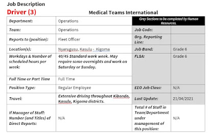 Driver 3 At Medical Teams International October 2021 Driver (3) At Medical Teams International October, 2021