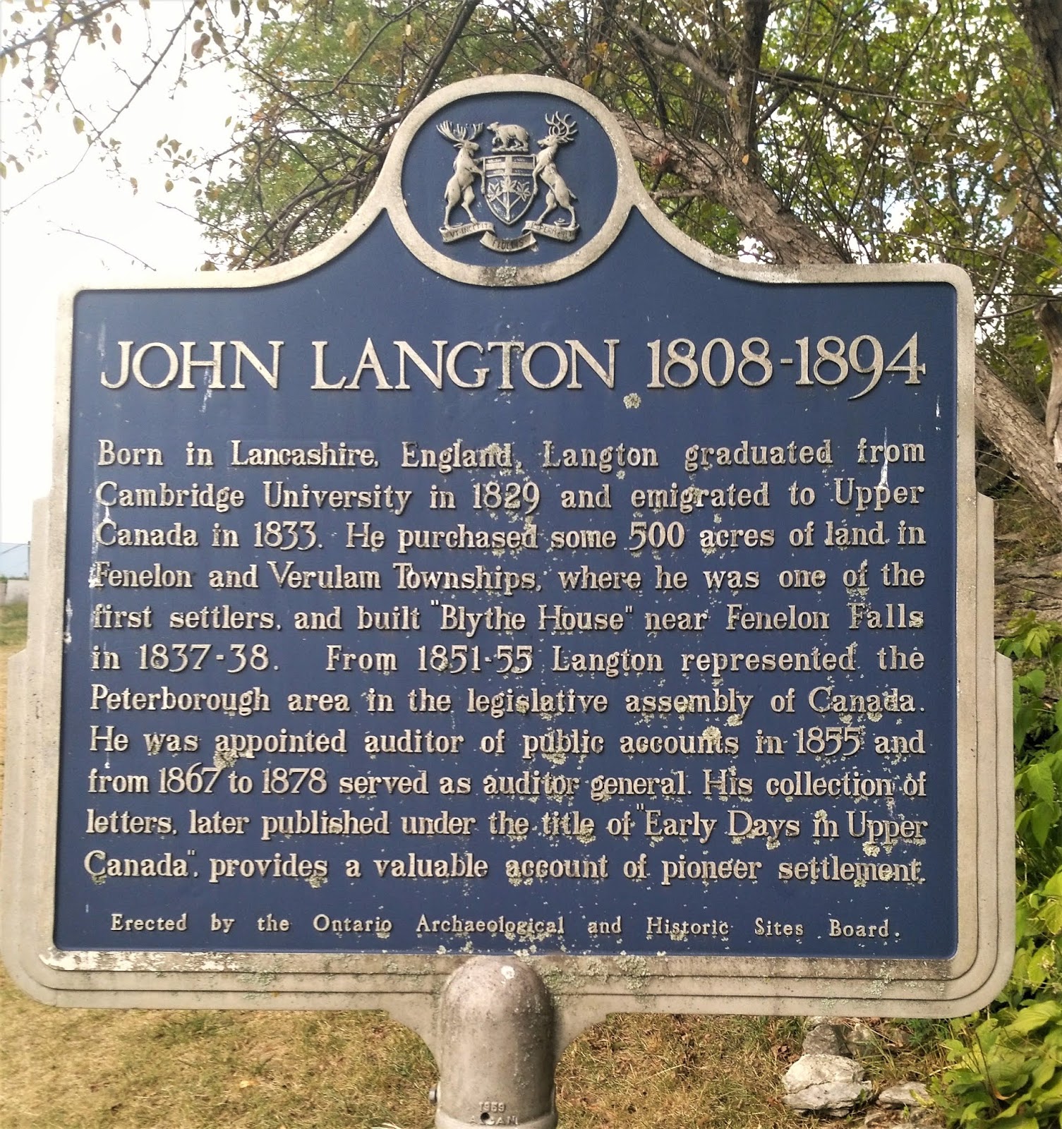 "Yesterday's Dream" August 21st Fenelon Falls