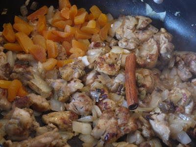 Chicken Stew with Sweet Potatoes and Dried Apricots