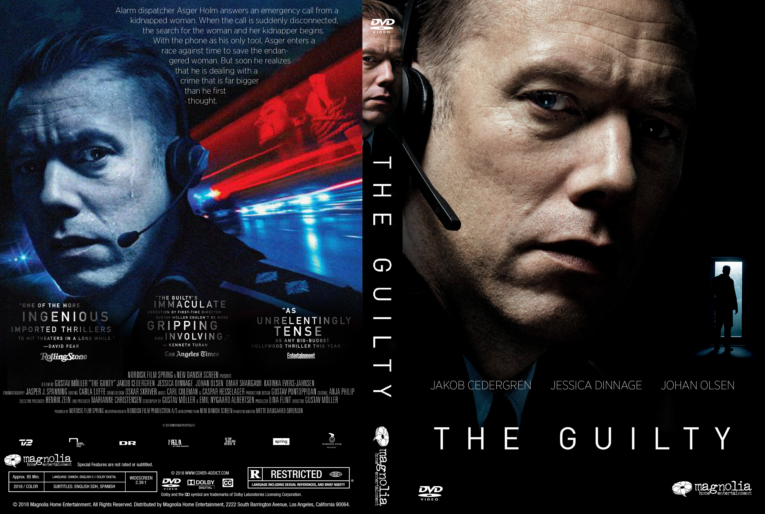 The Guilty 2018 U S Movie Trailer Police Officer Jakob Cedergren Receives A Call During A Kidnapping Filmbook