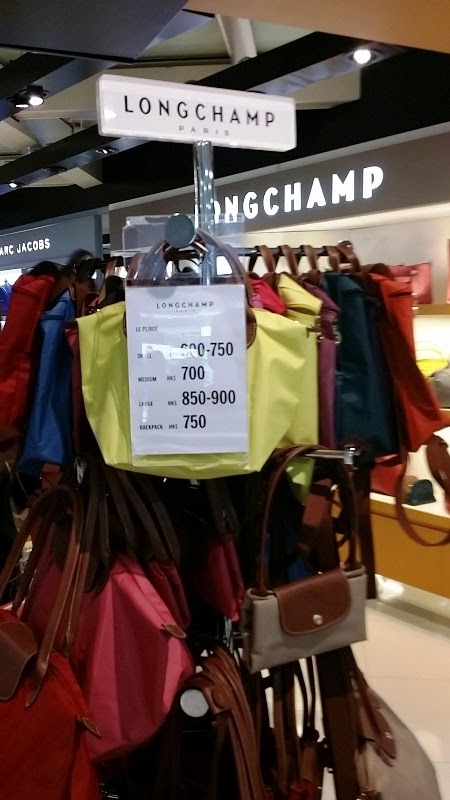 longchamp singapore duty free price