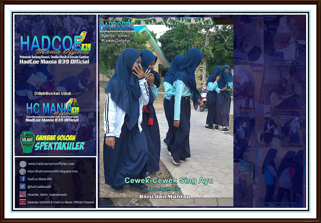Gambar Soloan Spektakuler Terbaik - Gambar Siswa-siswi SMA Negeri 1 Ngrambe Cover Biru - 6