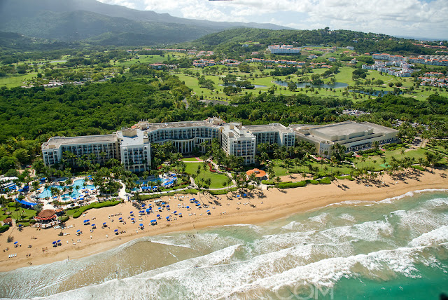 Sink into the comfort of one of 400 spacious guest rooms, including 40 oversized suites, at the Wyndham Grand Rio Mar Puerto Rico Golf & Beach Resort.