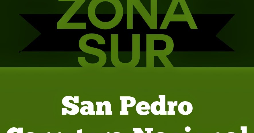.: zona sur