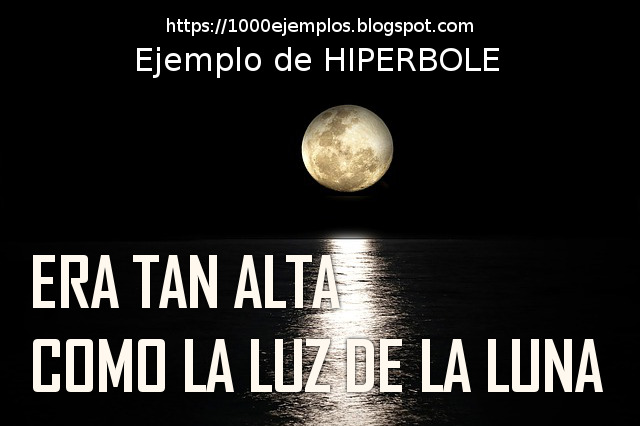 Ejemplos para aprender Ejemplos de hiperbole